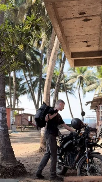 Motorcycle trip through India